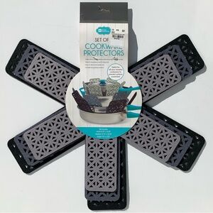 Home Collections Felt Cookware Protectors Set 3 Pan Savers Reusable Divider Pads